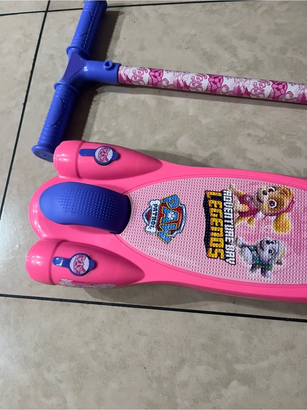 Pink Paw Patrol Kick Scooter for Kids